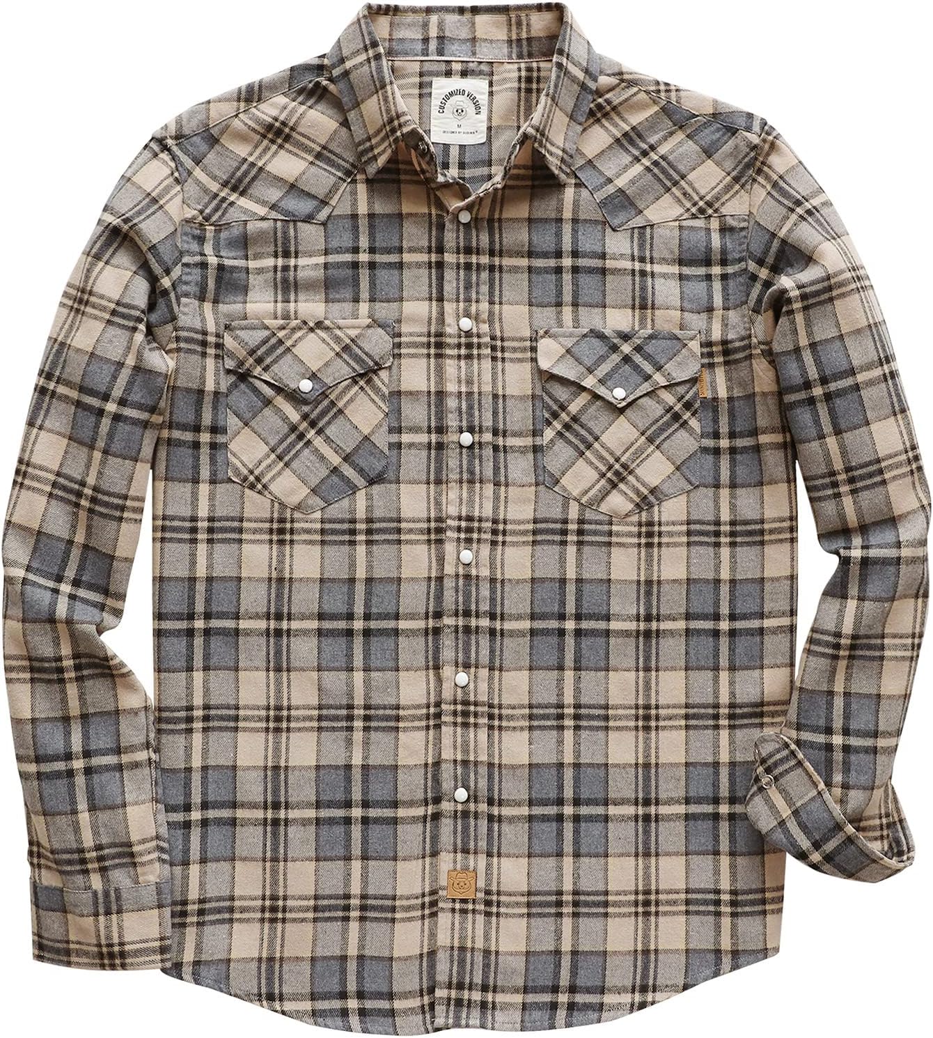 Detalle 2 de Dubinik Camicia Flanella Uomo Invernale