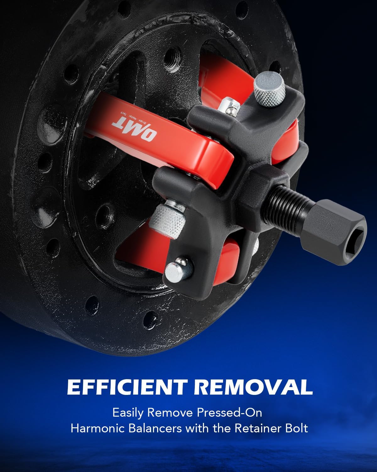 Detalle de Orion Motor Tech Harmonic Balancer Puller Kit — Adjustable 3-Jaw Set for Quick, Safe Removal