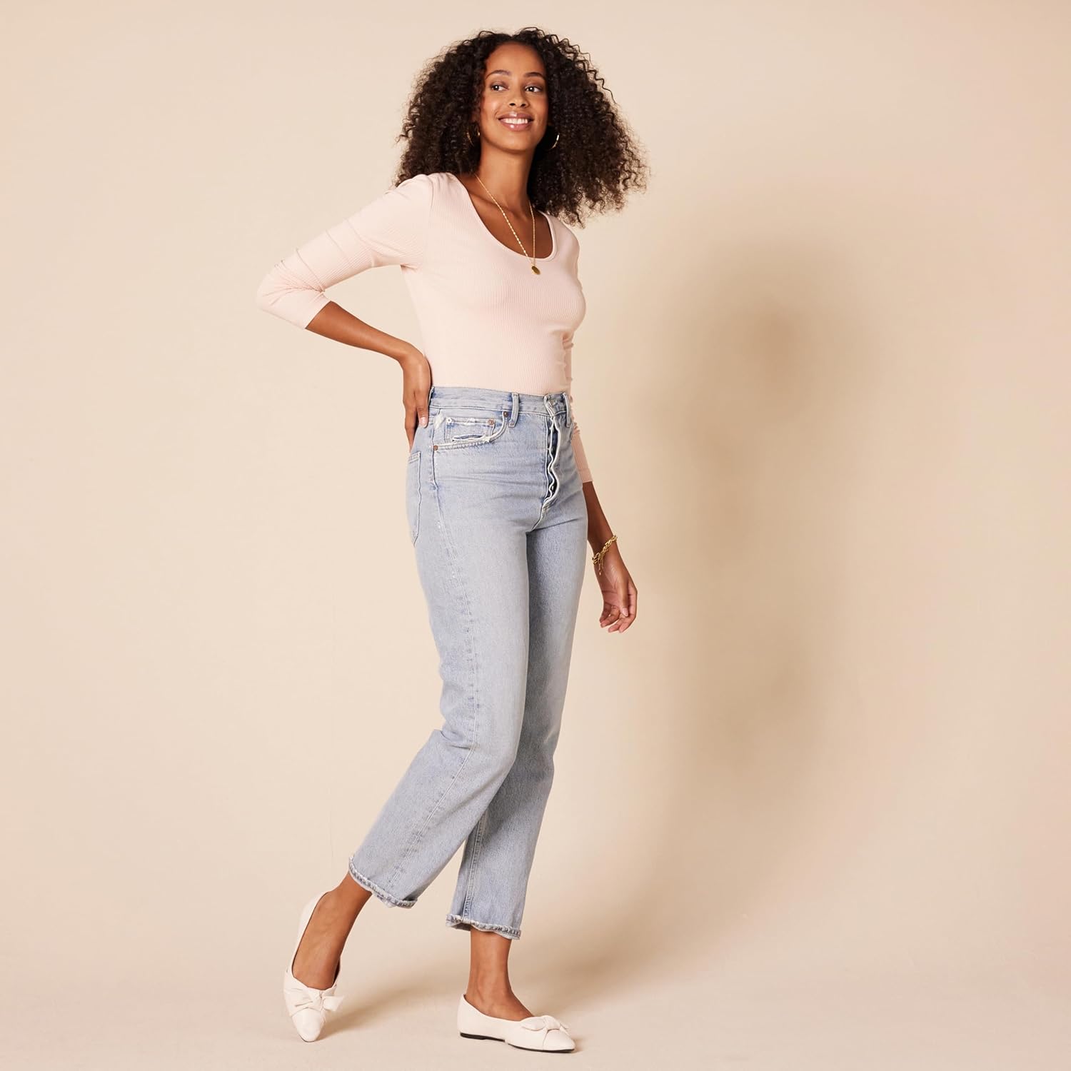 Thumbnail 5 de Amazon Essentials Damen Ballerinas mit Schleife – Komfortabler Alltagsbegleiter
