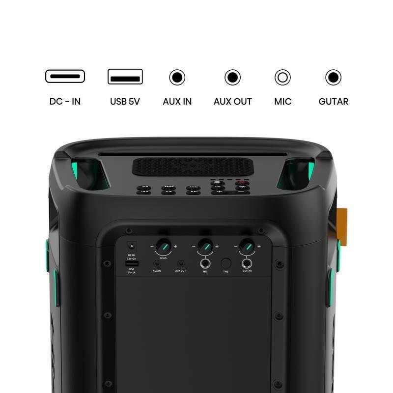 Detalle 2 de Hisense Party Storm, altavoz inalámbrico de 300 W RMS con Bluetooth y batería de 15 h