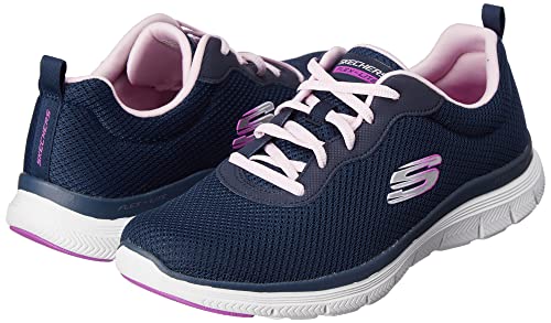 Thumbnail 10 de Skechers Flex Appeal 4.0 Brilliant View Regular para Mujer — Navy, 38.5 EU