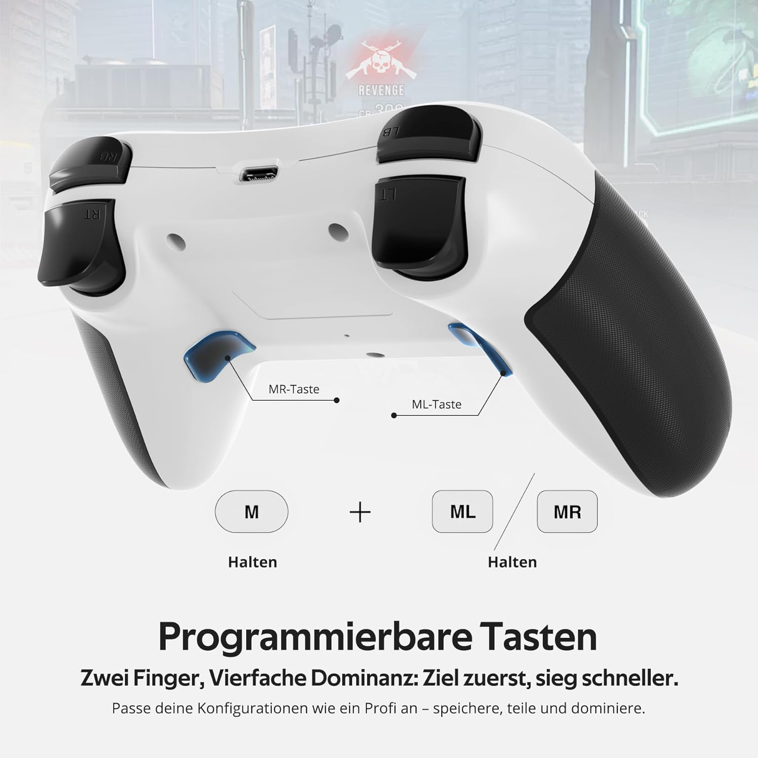 Thumbnail 4 de abxylute C5P kabelloser Gaming-Controller 2,4 GHz