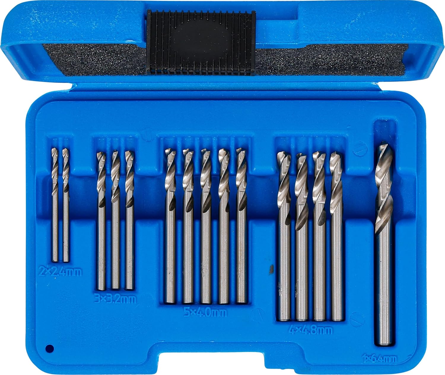 Detalle 2 de BGS 2097 Blind Rivet Drill Set (HSS) for blind rivets and thin sheet metal, 15-piece set