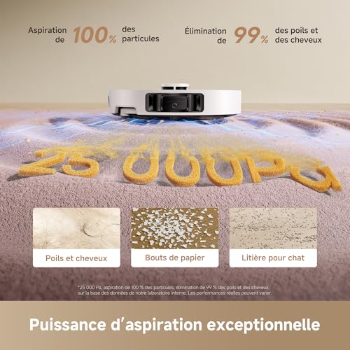 Detalle de Dreame L10s Ultra Gen 3 Kit: Robot aspirateur et laveur ultra-puissant