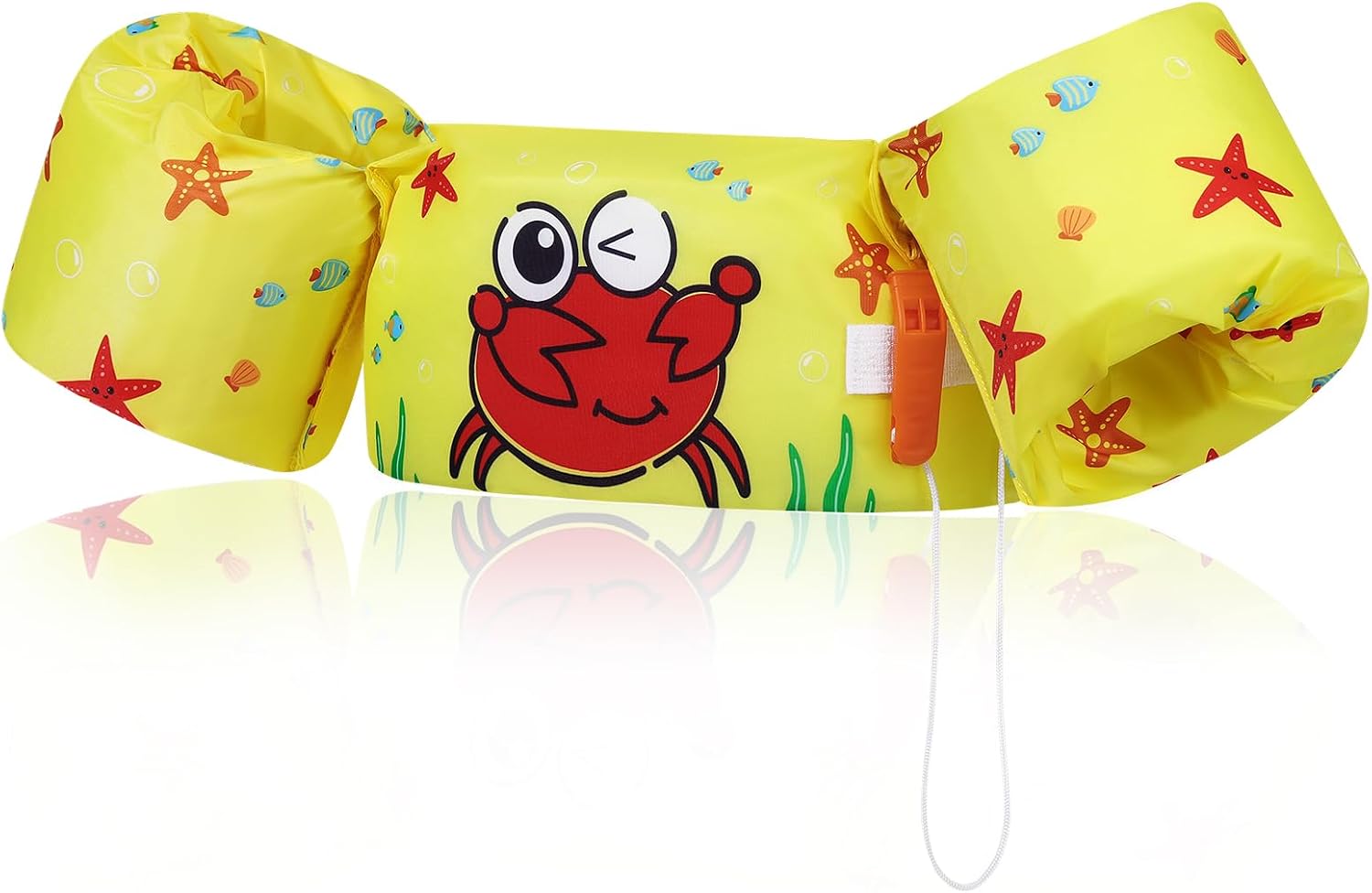 Detalle de MoKo Kinder-Schwimmflügel Cartoon – sicherer Auftrieb für 20–50 lbs