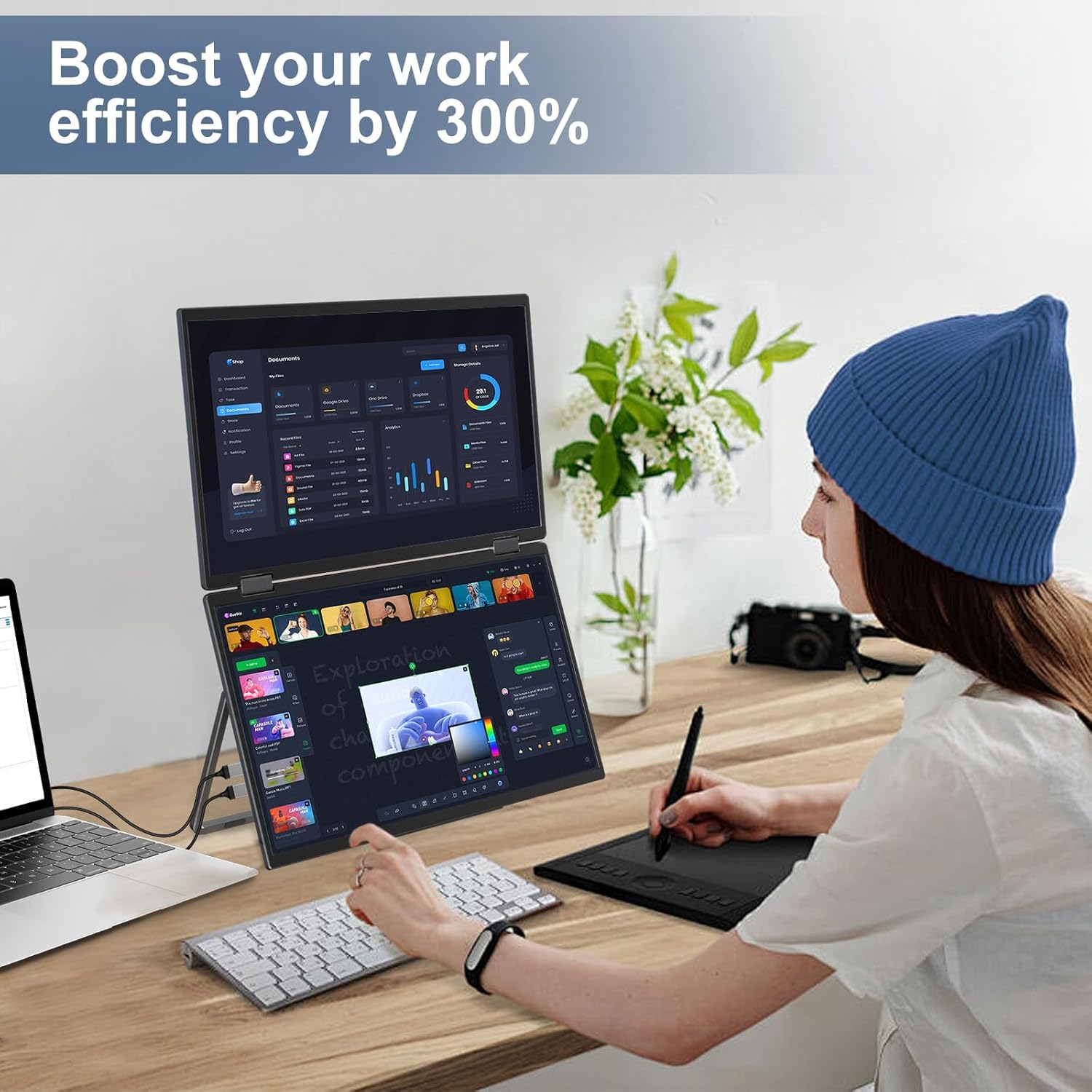 Thumbnail 4 de InnoView 15.6" FHD Portable Monitor for Travel