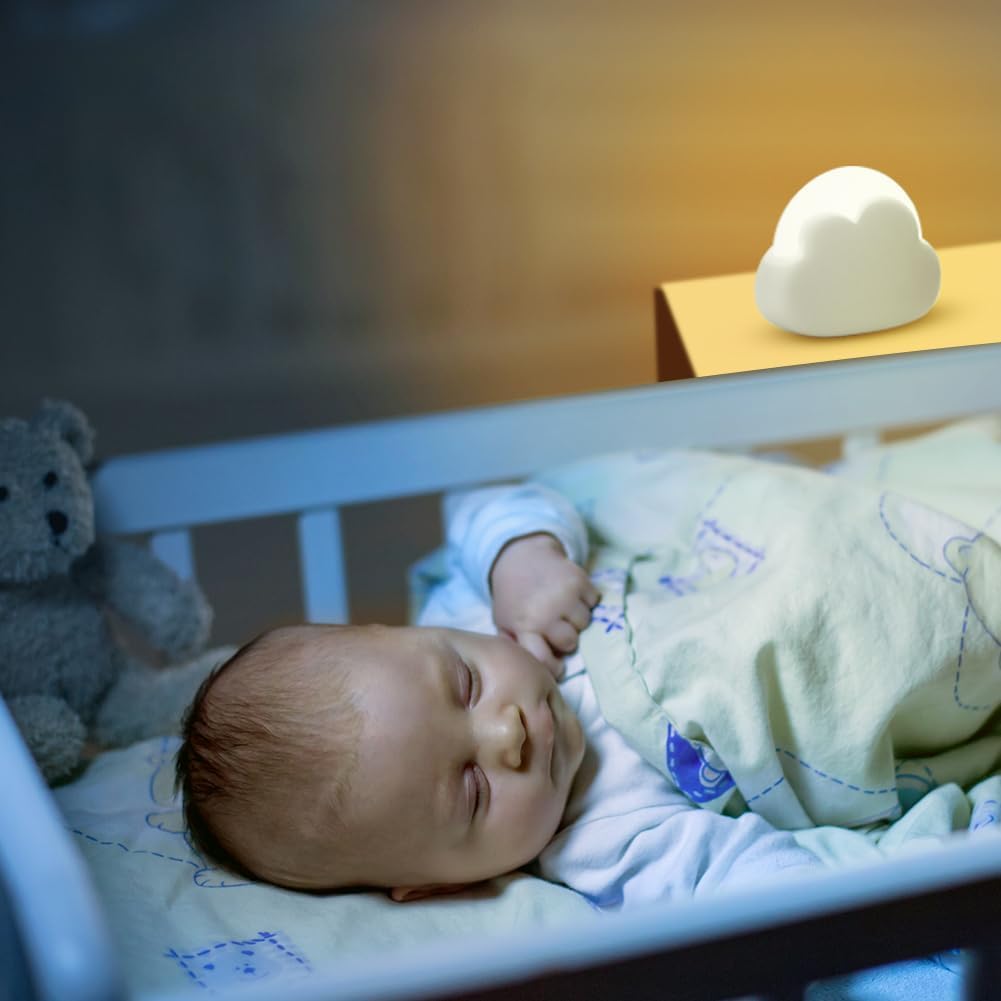 Thumbnail 6 de Adiwo Luce Notturna Bambini Nuvola Ricaricabile – Bianco