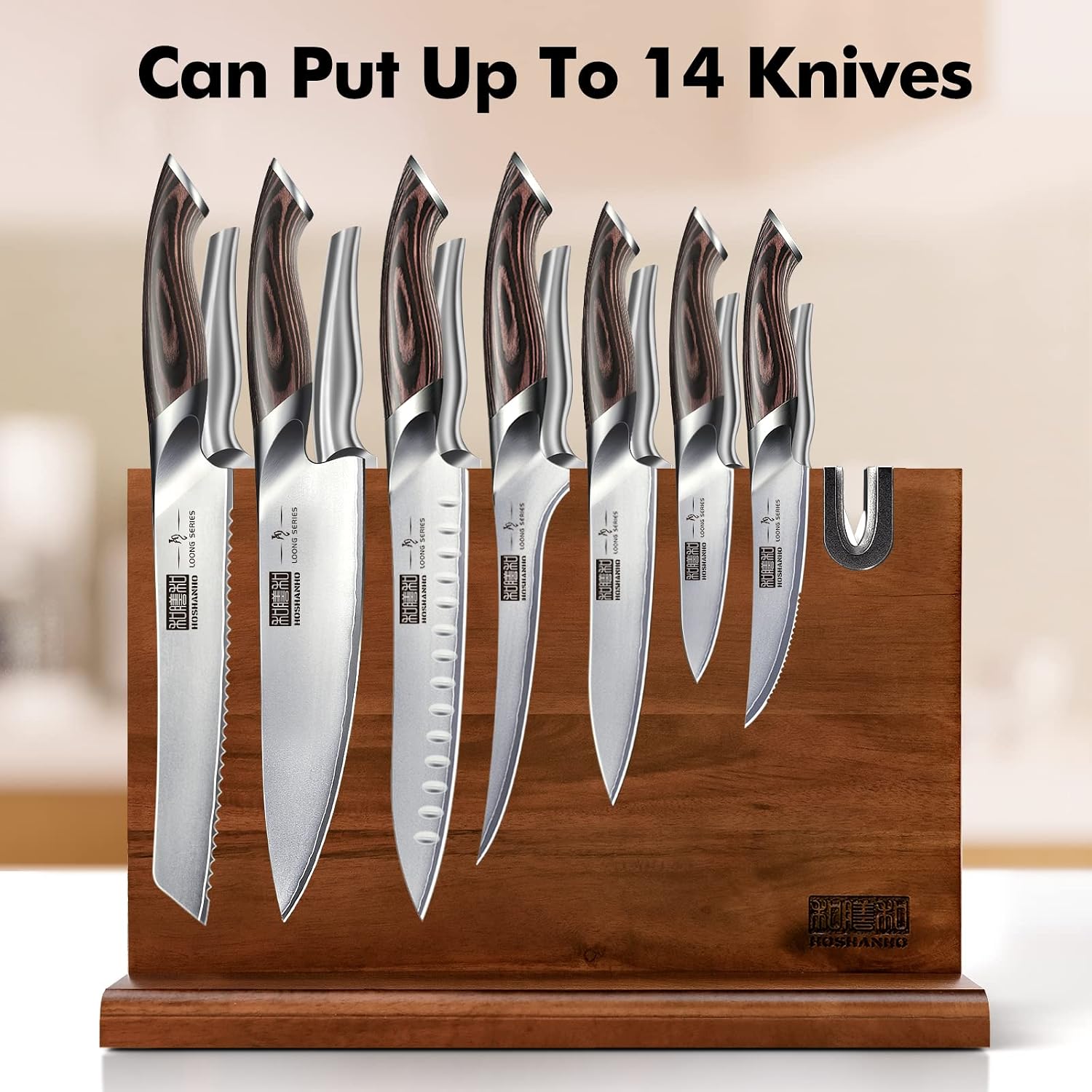 Thumbnail 5 de HOSHANHO Magnetic Knife Block 14 x 10 in 🔪