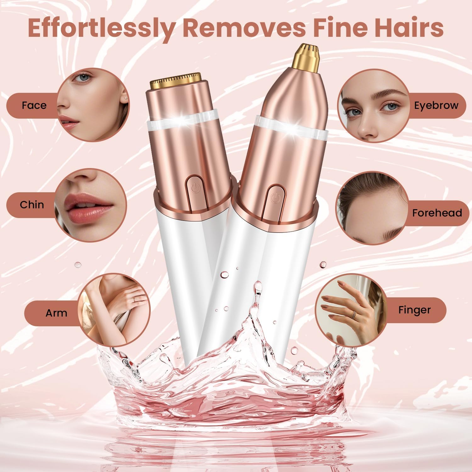 Thumbnail 4 de Vexloria 2-in-1 Eyebrow Trimmer for Women 🎀