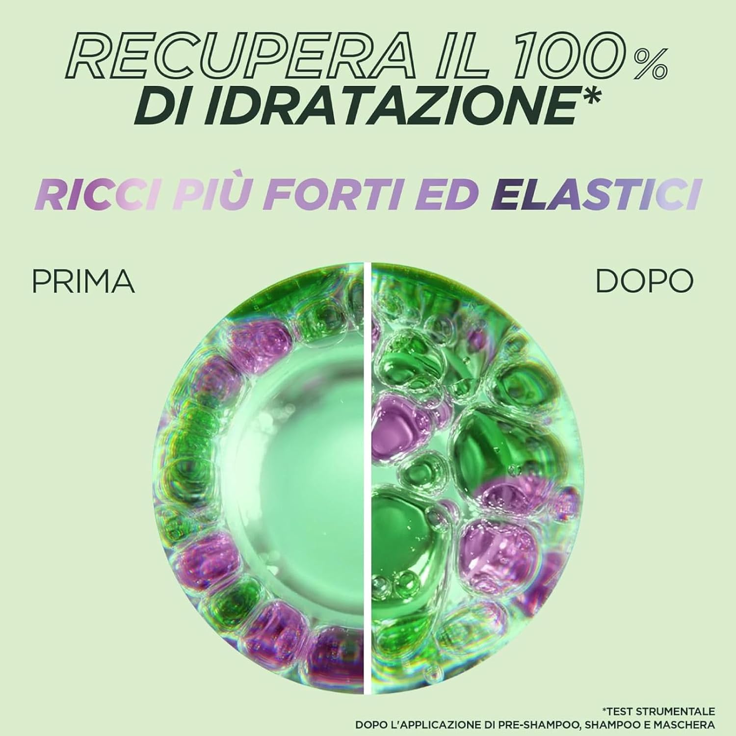 Detalle de Kit Routine Completa Garnier Fructis Metodo Ricci: Shampoo, Maschera, Pre-Shampoo e Spray Idratante