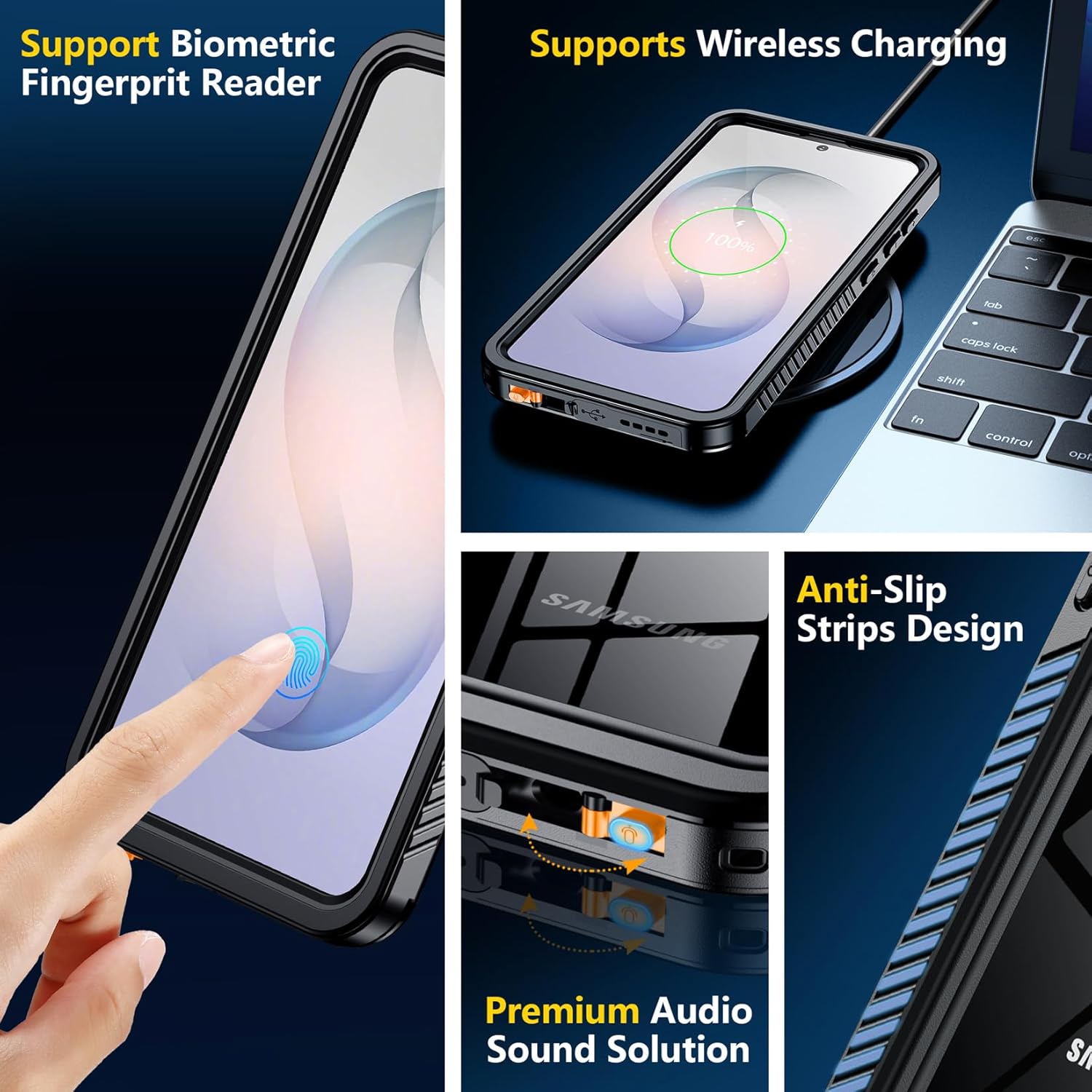 Thumbnail 5 de SPIDERCASE Waterproof Case for Samsung Galaxy S26 (IP68) With Built-in Screen & Camera Lens Protector