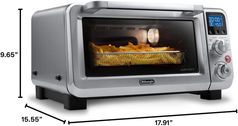 Detalle 2 de De'Longhi Digital Air Fry Toaster Oven 14L 🍞