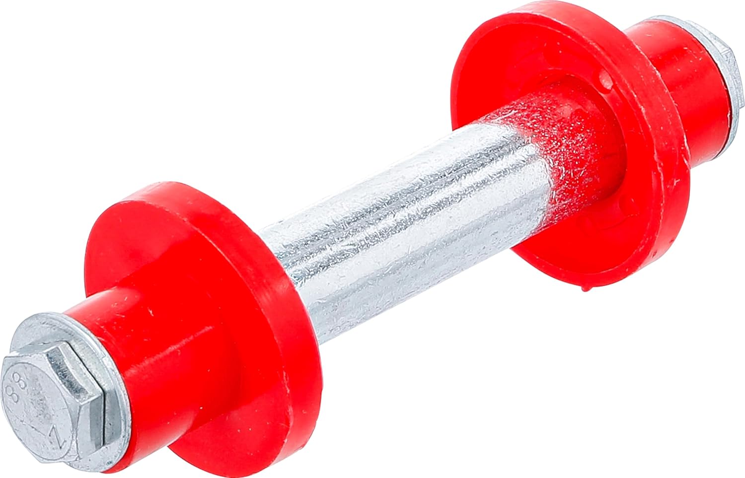 Detalle de Kit d’essieux BGS Diy 81951 pour roue de brouette – 128 mm / Ø 20 mm avec 2 douilles d’écartement