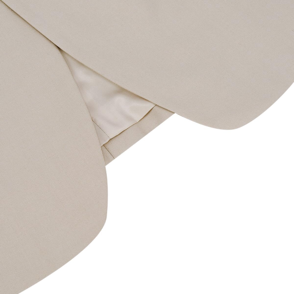 Detalle de Allthemen 2-Piece Slim Fit Wedding Suit with One-Button Blazer and Trousers