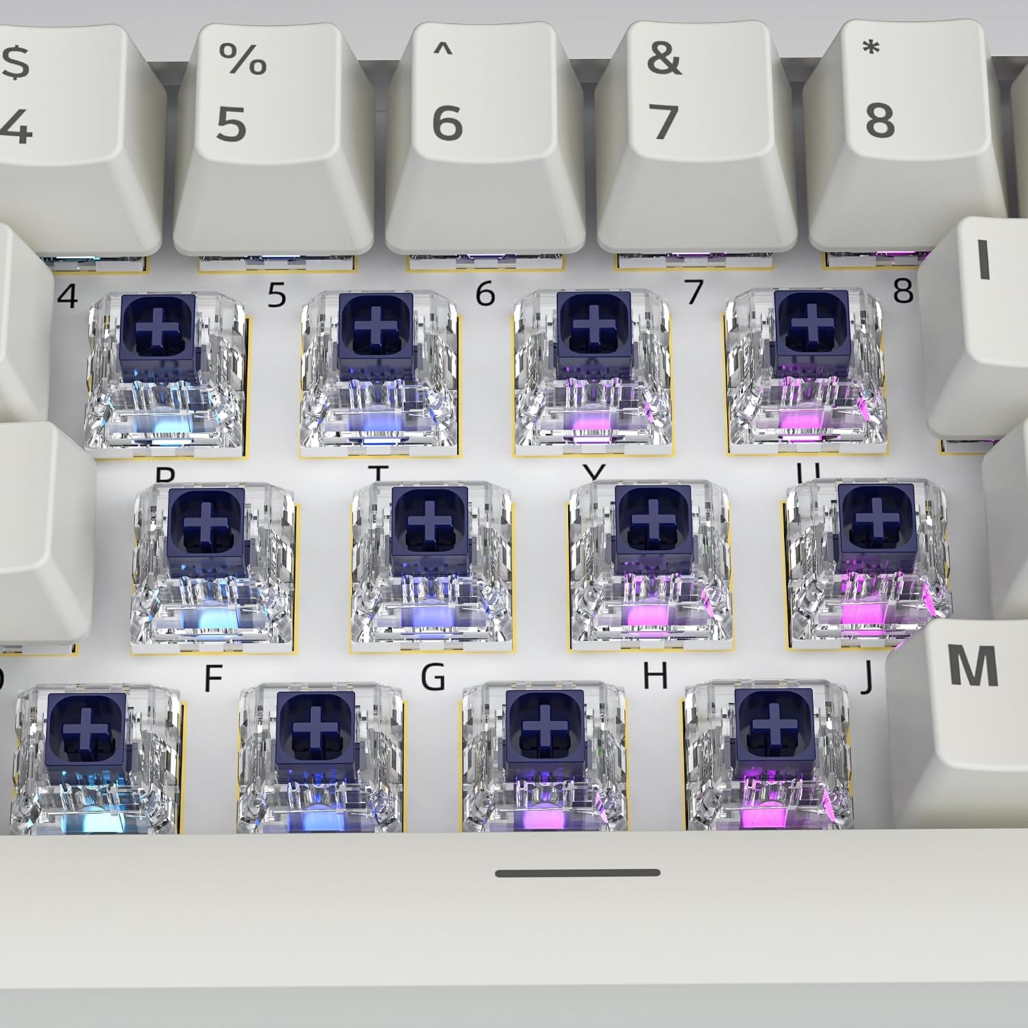 Detalle de Kailh Box Navy メカニカルキーボード用スイッチ 108個・3ピン・60gf・IP56