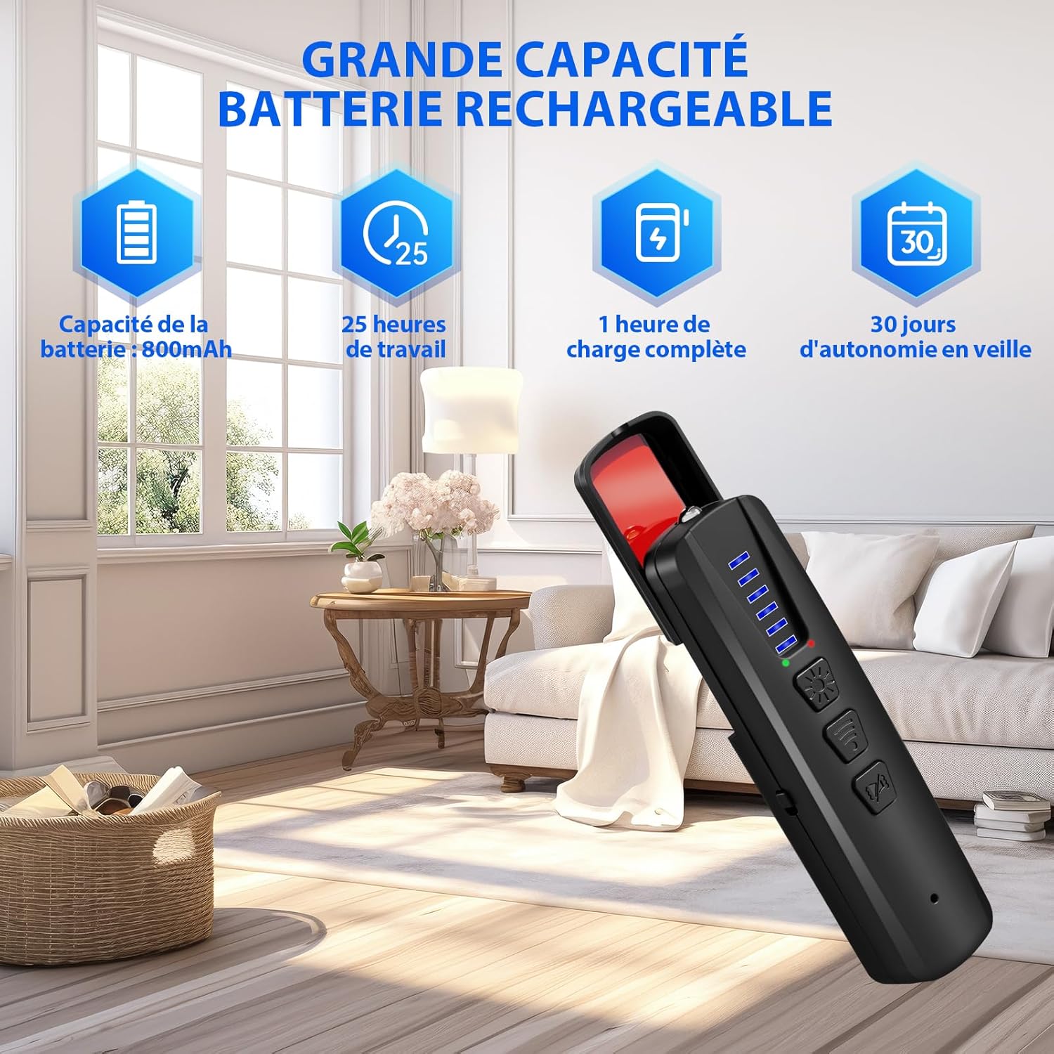 Thumbnail 3 de Koilboane Détecteur de Caméra et Micro Espion — Détecteur GPS Voiture et RF portable