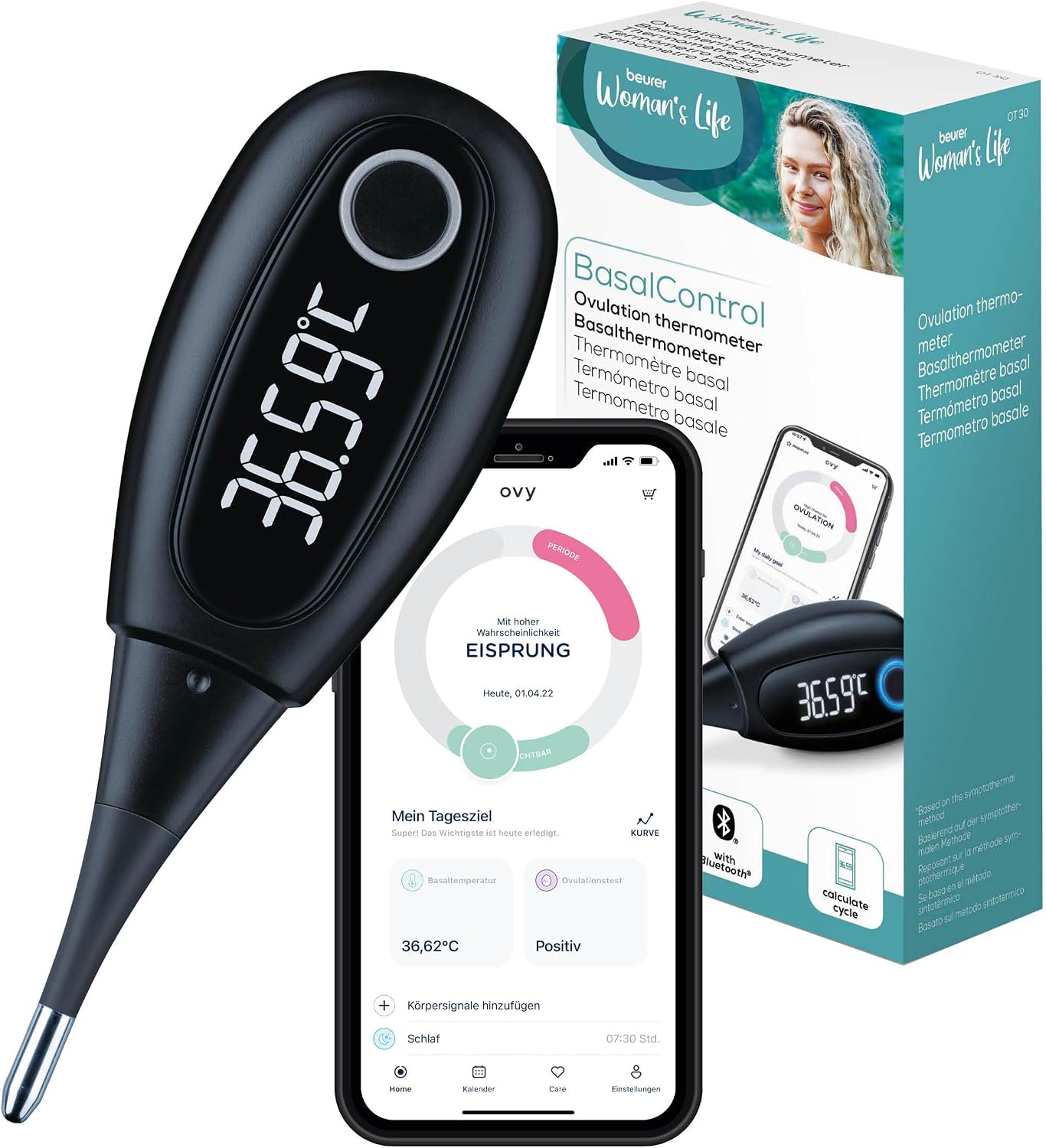 Detalle de Beurer OT 30 BasalControl Smart Basalthermometer