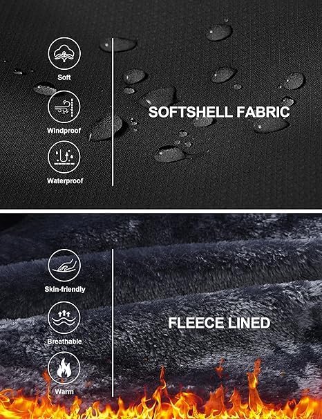 Detalle 2 de MoFiz Boys’ Snowboarding Jacket, Waterproof Hooded Fleece Ski Coat, Ages 6–16