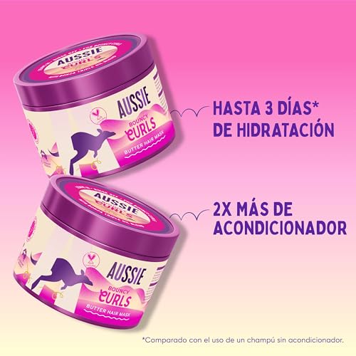 Thumbnail 2 de Aussie Bouncy Curls champú 300 ml + mascarilla 500 ml y crema 160 ml para rizos