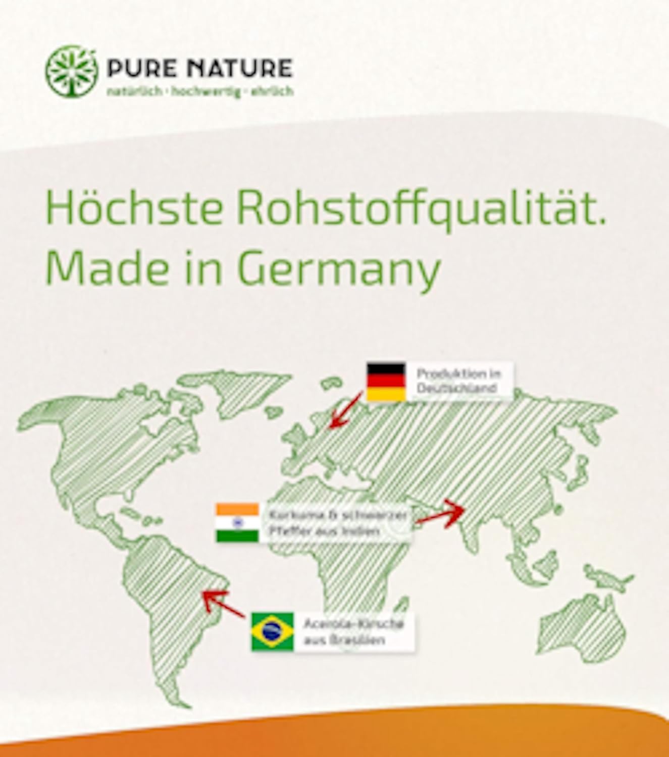 Thumbnail 5 de Pure Nature Kurkuma Komplex hochdosiert – 90 Kapseln mit Curcumin, Piperin und Vitamin C