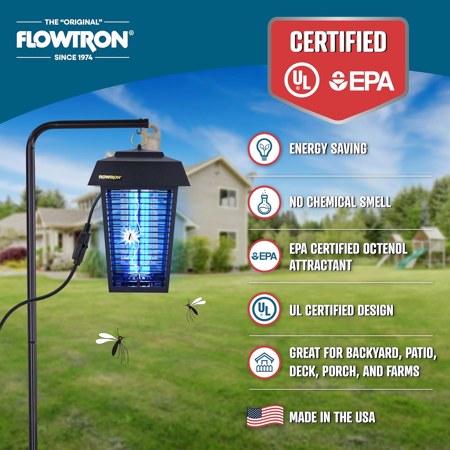 Thumbnail 6 de Flowtron Bug Zapper 5600V bug killing