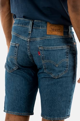 Detalle de Levi's 405 Standard Shorts para Hombre (34W) – Blue Core Cool Short
