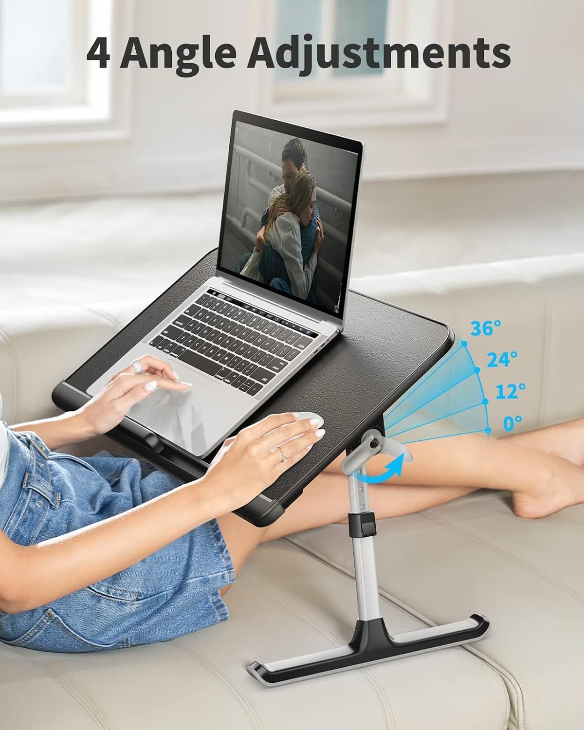 Detalle 2 de SAIJI Laptop Bed Table 23.6×12.6in lap desk