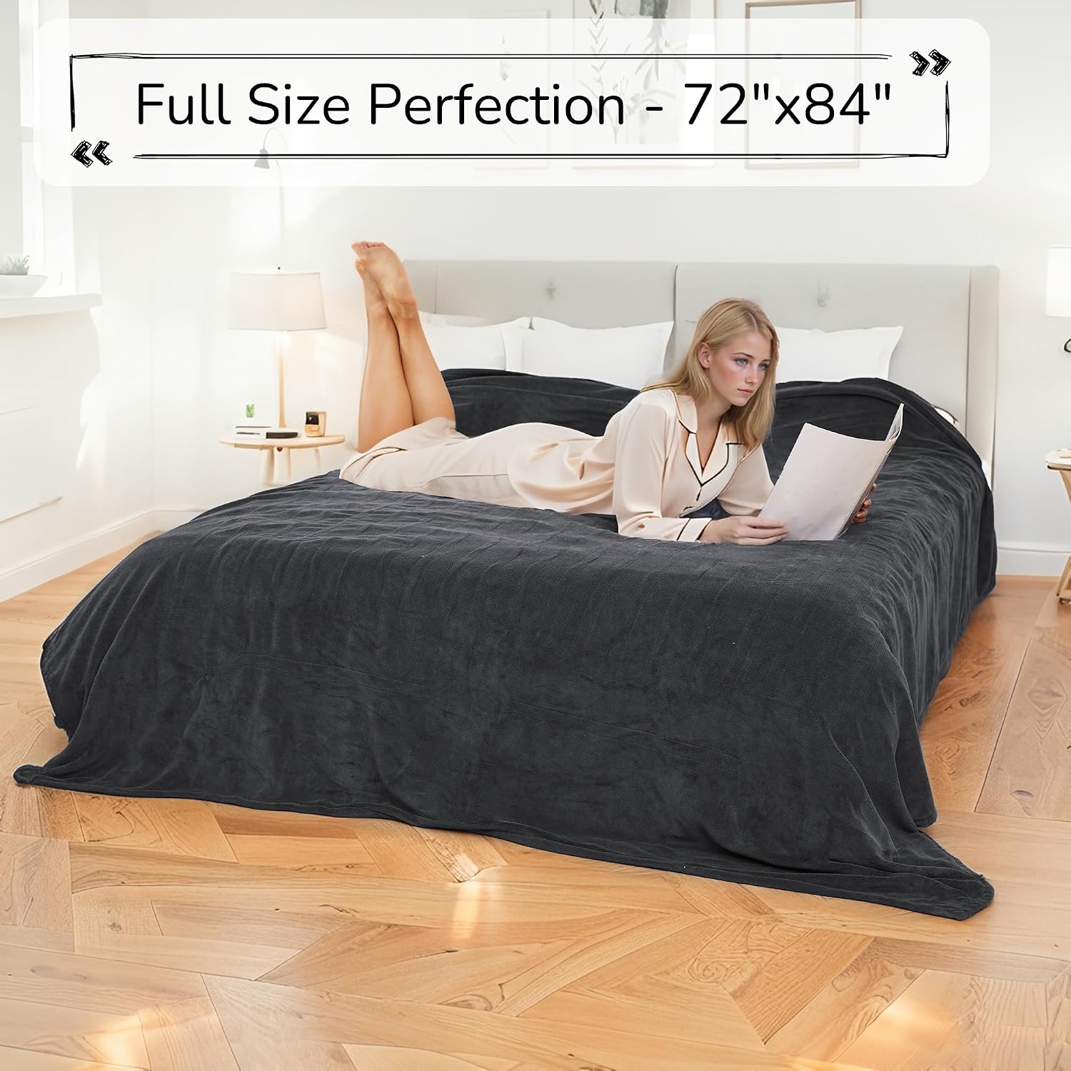 Detalle de RALYSUN Heated Blanket 72x84