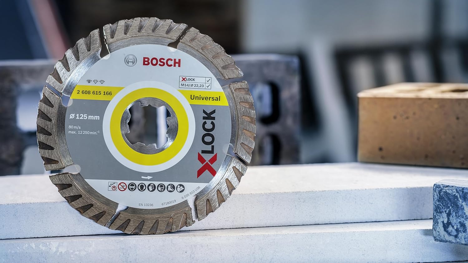 Thumbnail 4 de Bosch 1x PRO Multi Material Diamanttrennscheibe (X-Lock) – für Beton & Stahlbeton, Ø 125 mm