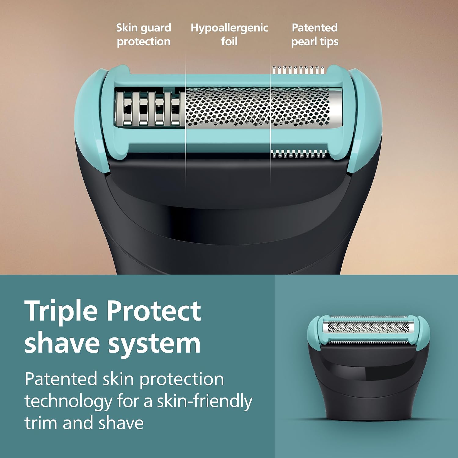 Detalle 2 de Philips Norelco BG5495 Body Groomer 100 minutes 🪒