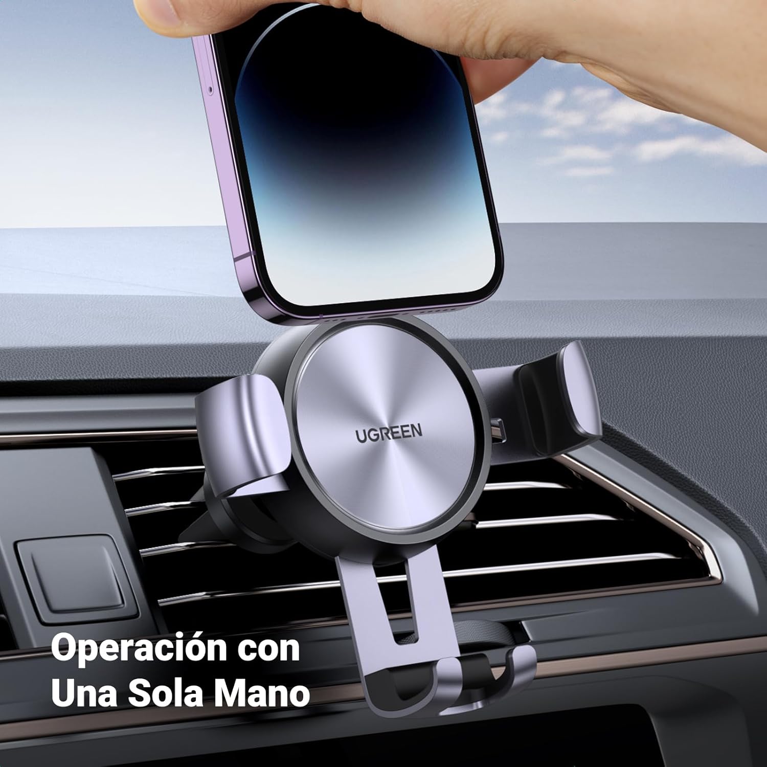 Thumbnail 2 de UGREEN soporte móvil coche rejilla 360