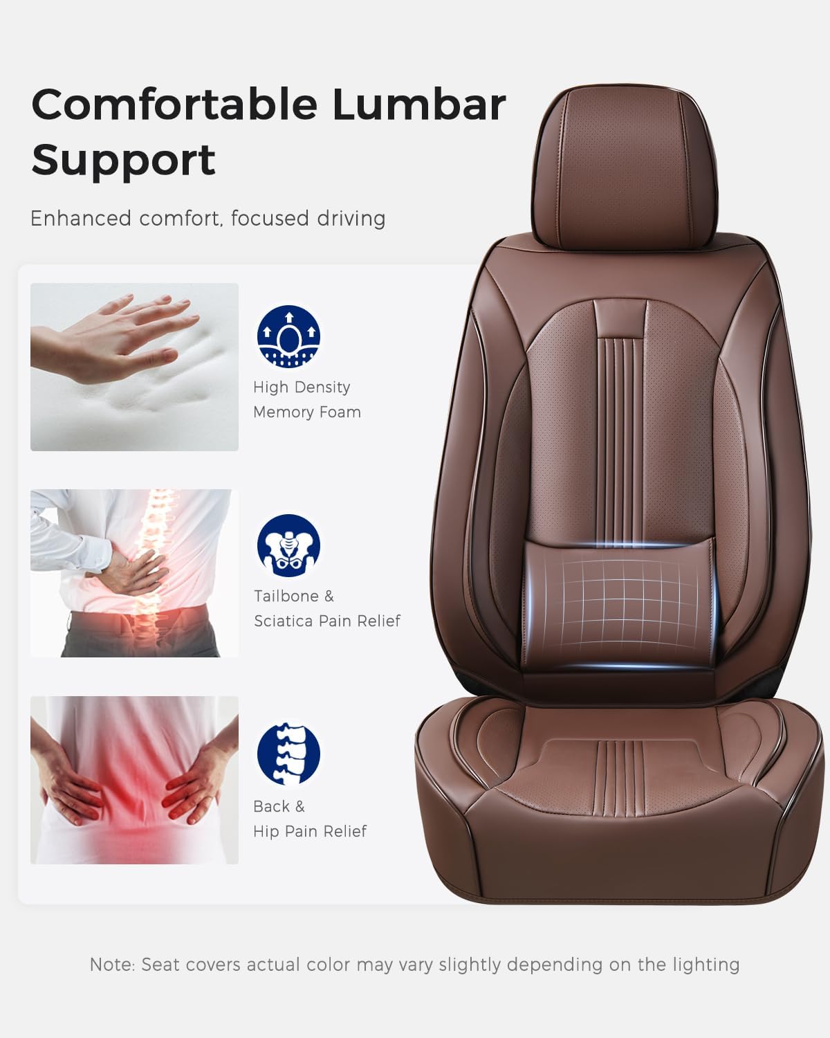Detalle 1 de Huidasource Car Seat Covers, Nappa Leather