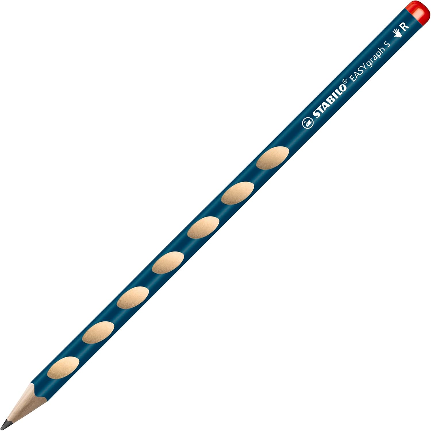 Detalle de STABILO EASYgraph S – Matita Ergonomica Triangolare HB, fusto sottile, confezione da 12 (Petrolio) per destrorsi