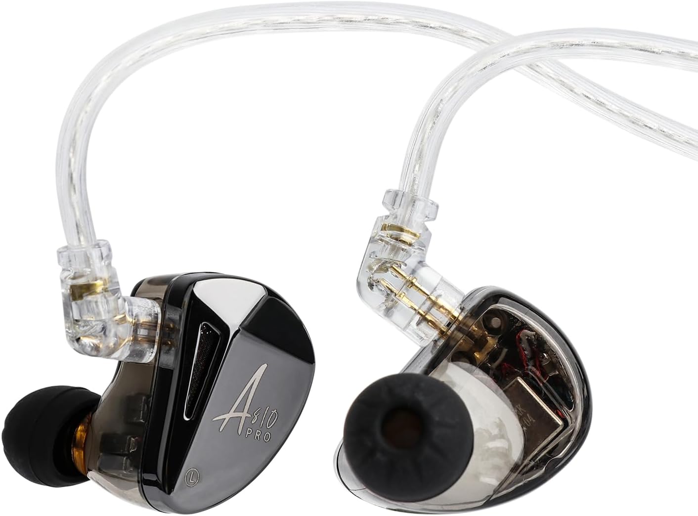 Detalle de Linsoul x KZ AS10 PRO 5BA auricolari cablati intrauricolari HiFi con cavo staccabile a 2 pin (senza microfono)