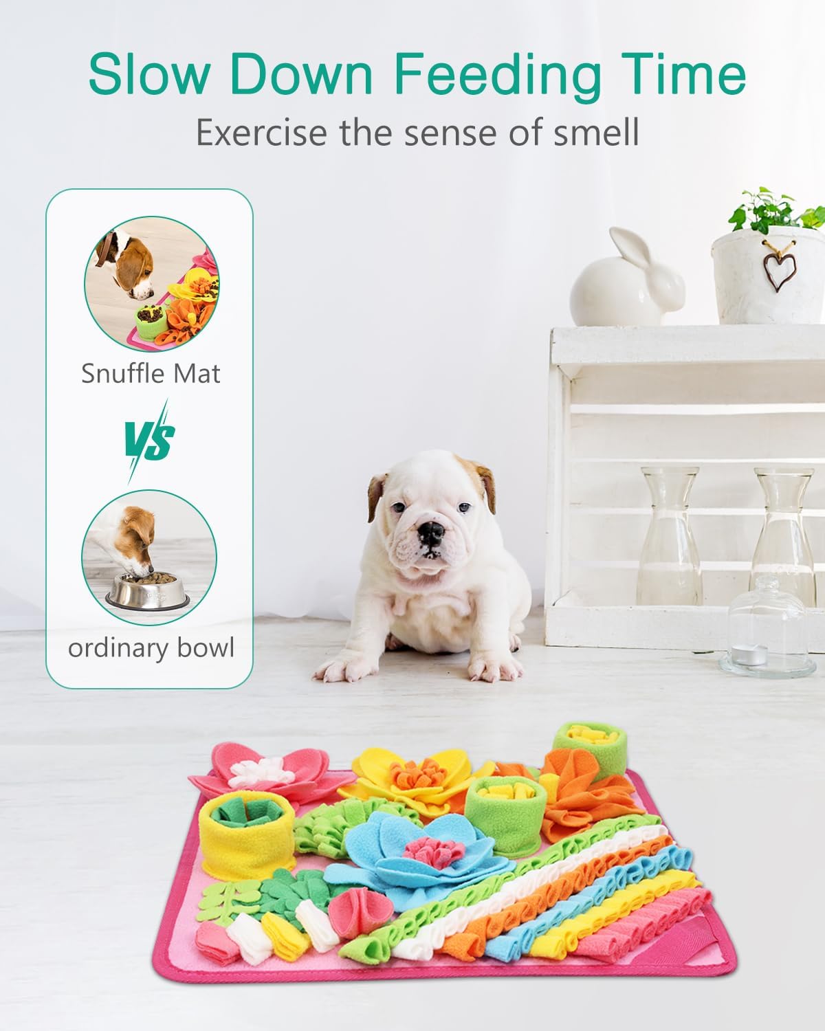 Thumbnail 3 de ORIA Snuffle Mat for Dogs: Interactive Feeding & Stress Relief for Small to Medium Dogs