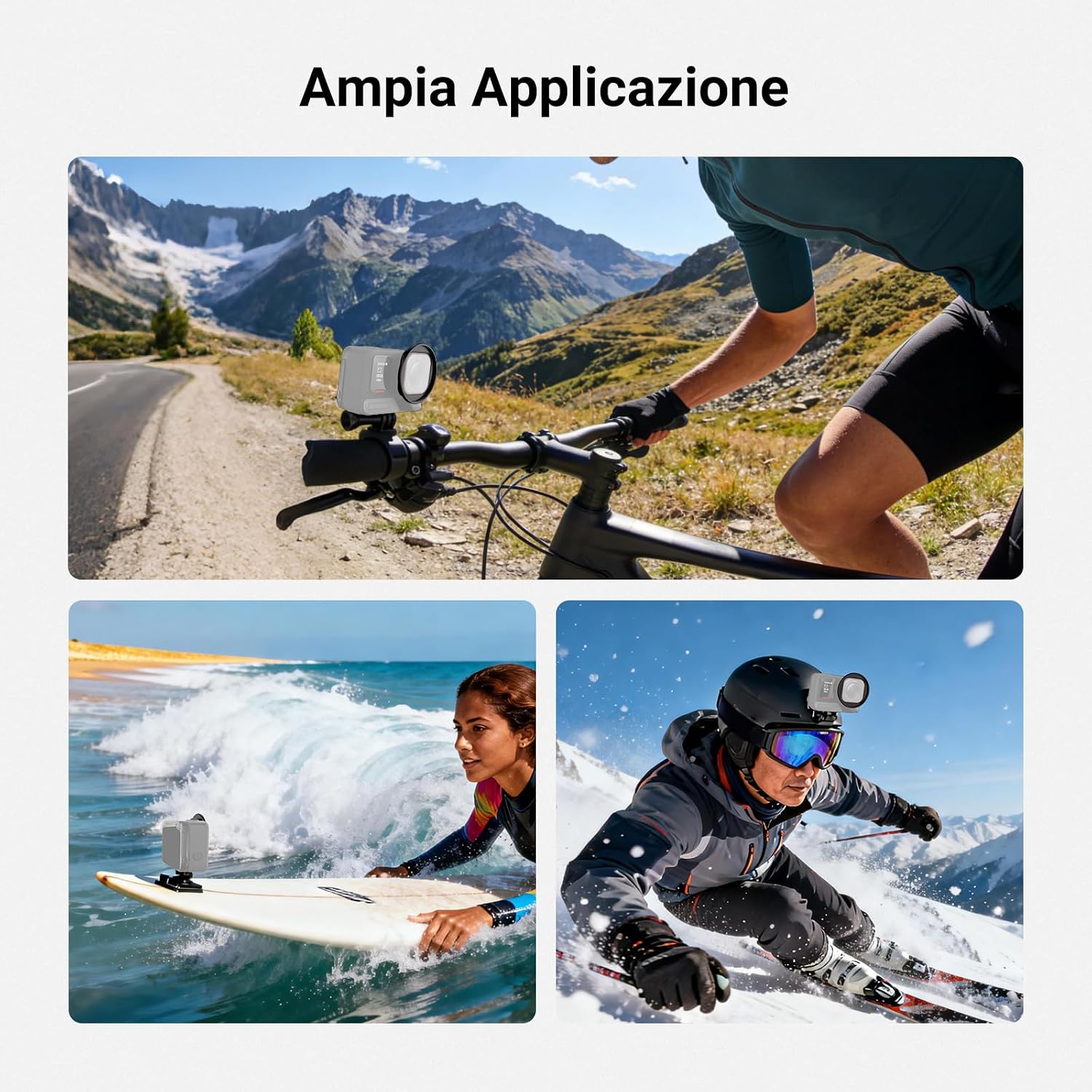 Detalle de NEEWER Anello adattatore filtro 49mm con copriobiettivo per Insta360 Ace Pro 1 / Ace Pro 2