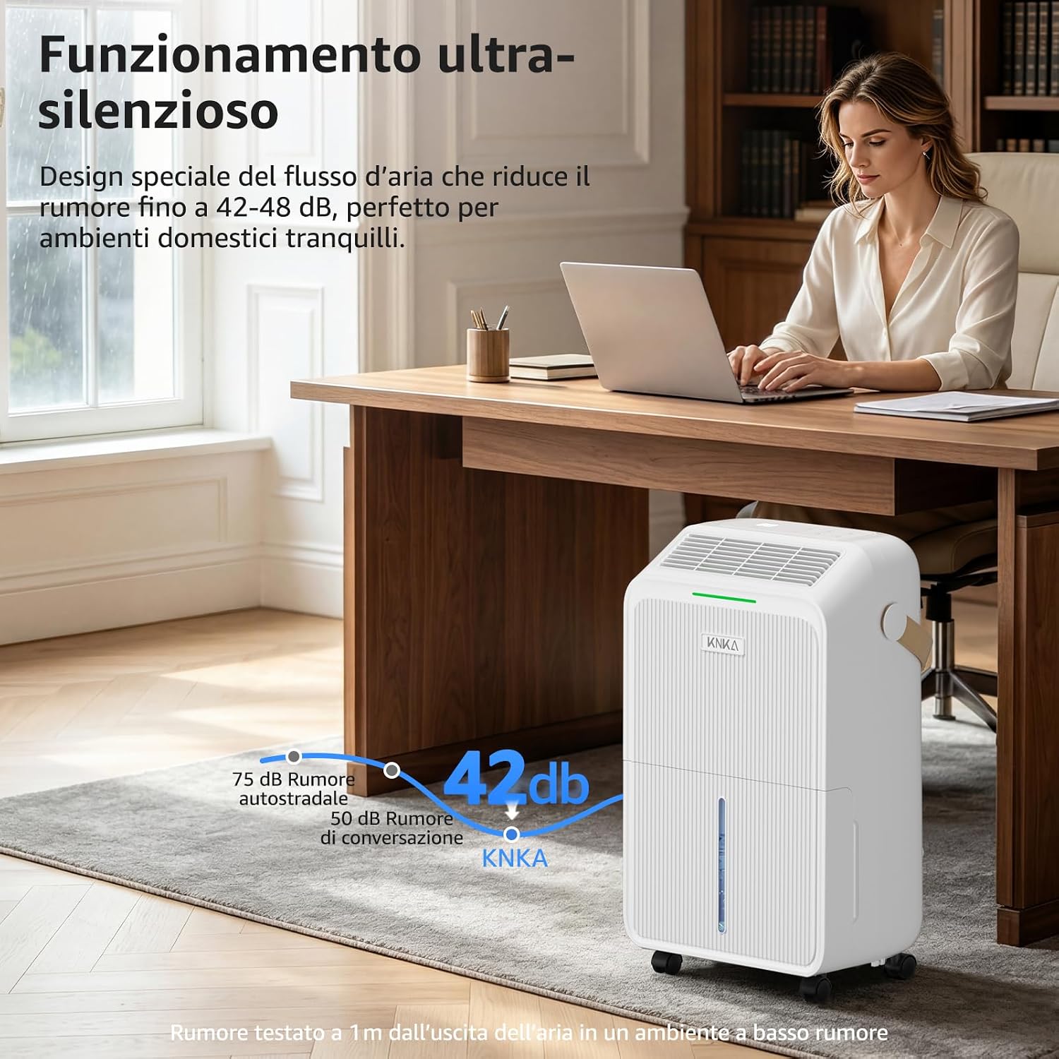 Detalle de KNKA Deumidificatore 16L/24h per casa