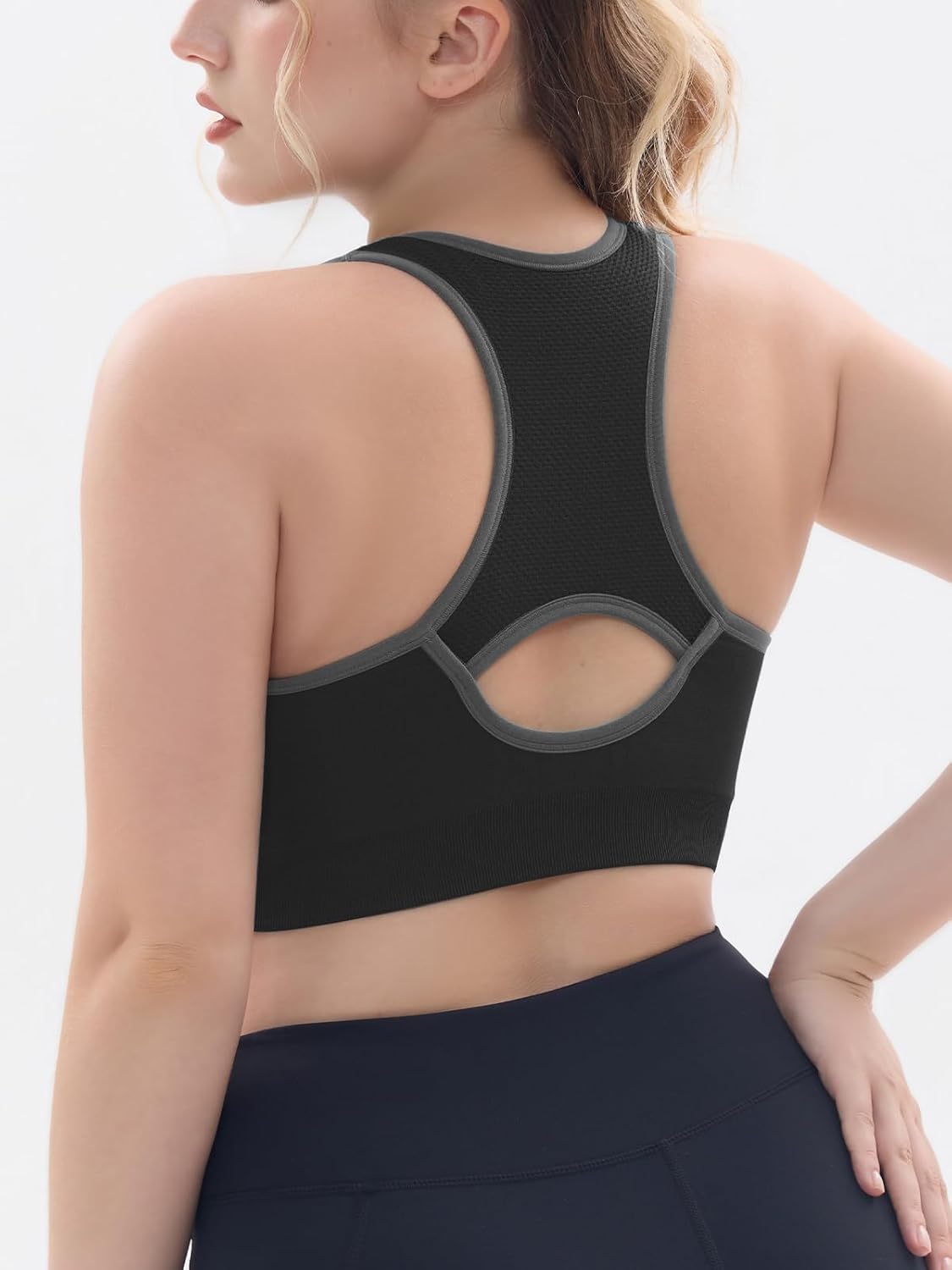 Thumbnail 1 de FITTIN Racerback Padded Seamless Sports Bra for Plus-Size Lifting