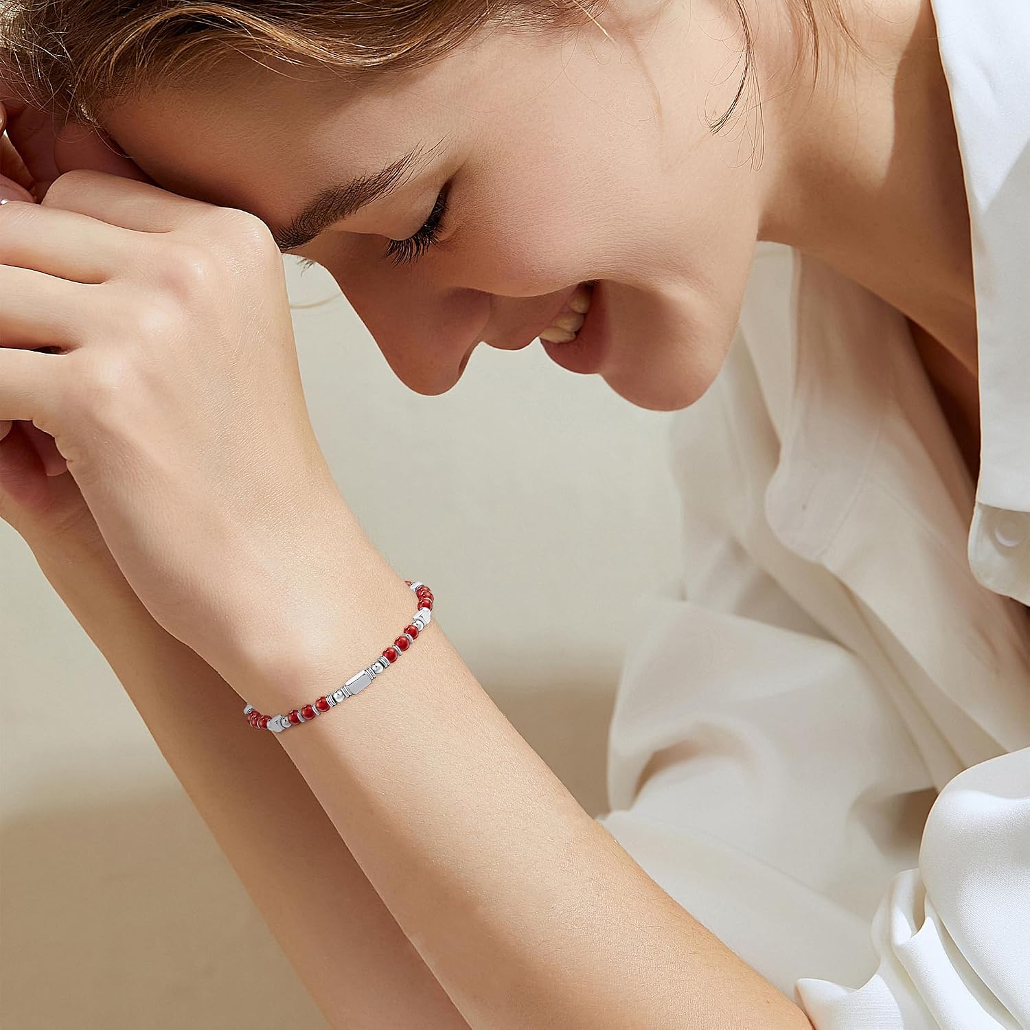 Thumbnail 6 de SIUMAL Boho Bracciale Donna in Argento & Oro Impilabile – Design Fatto a Mano, Regolabile e Leggero