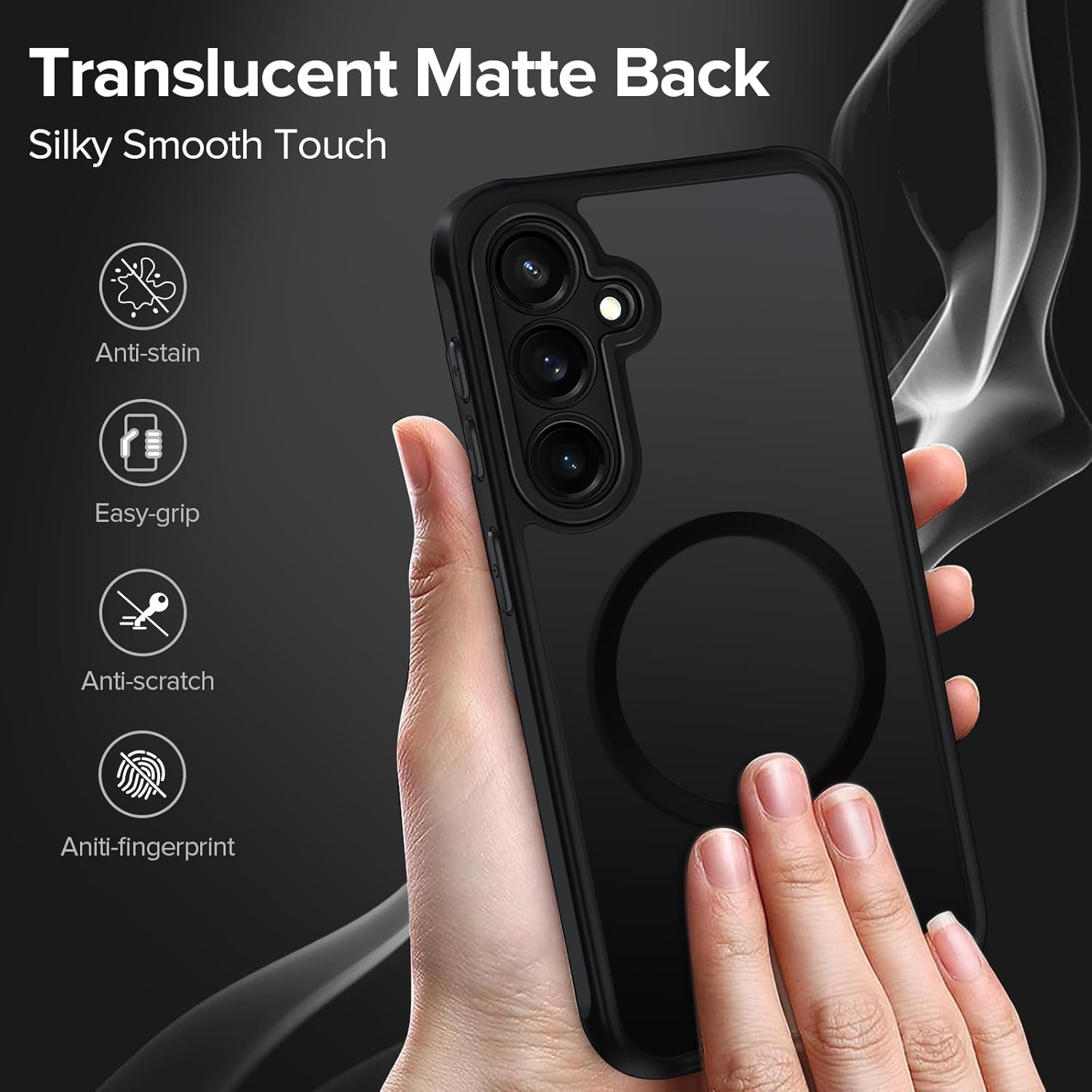 Thumbnail 6 de iVoler Cover Magnetica per Samsung Galaxy S24/S25 5G con Pellicola Vetro Temperato e Custodia Traslucida Opaca