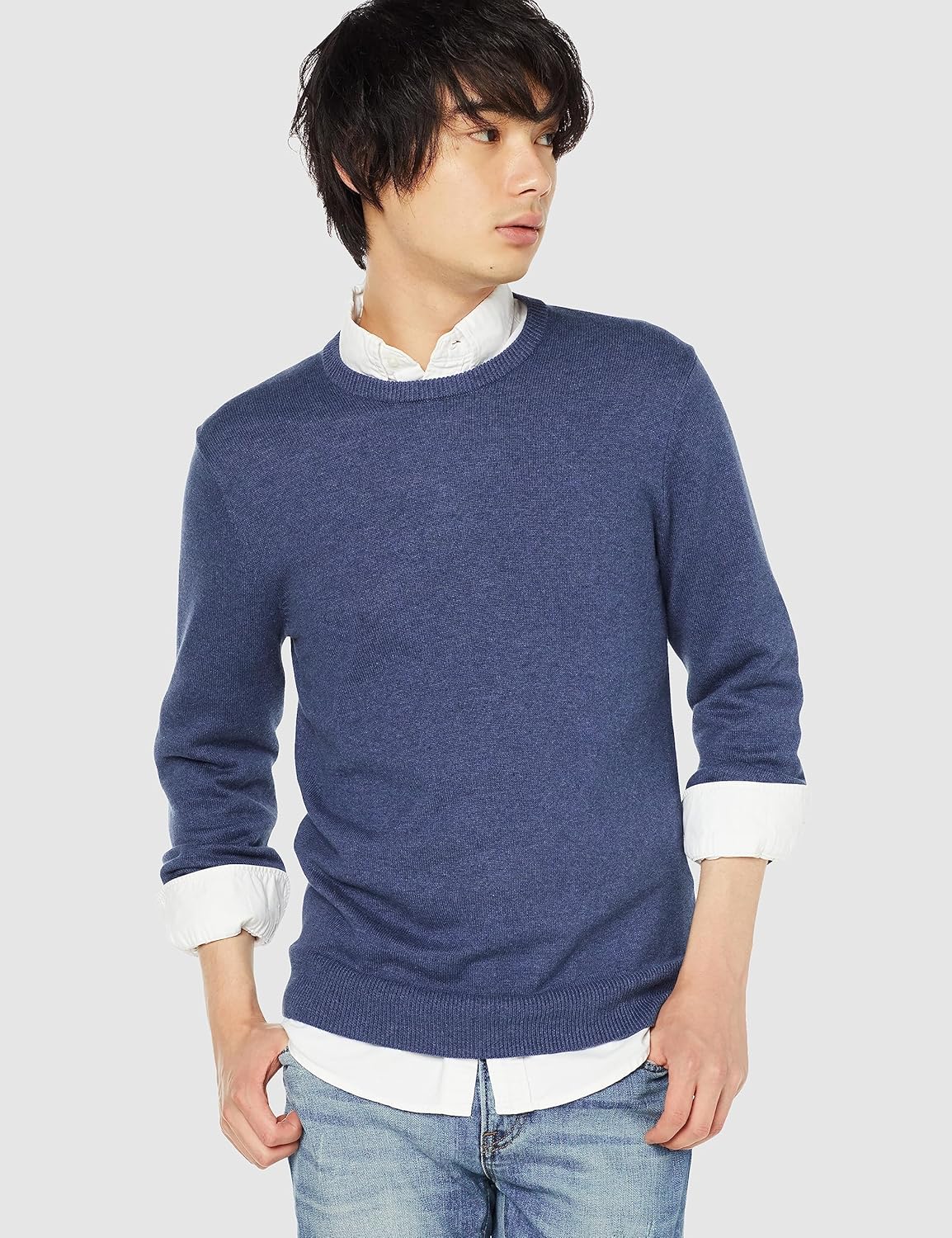 Thumbnail 3 de Amazon Essentials Men's Long-Sleeve Crewneck Jumper (100% Cotton) – Regular Fit