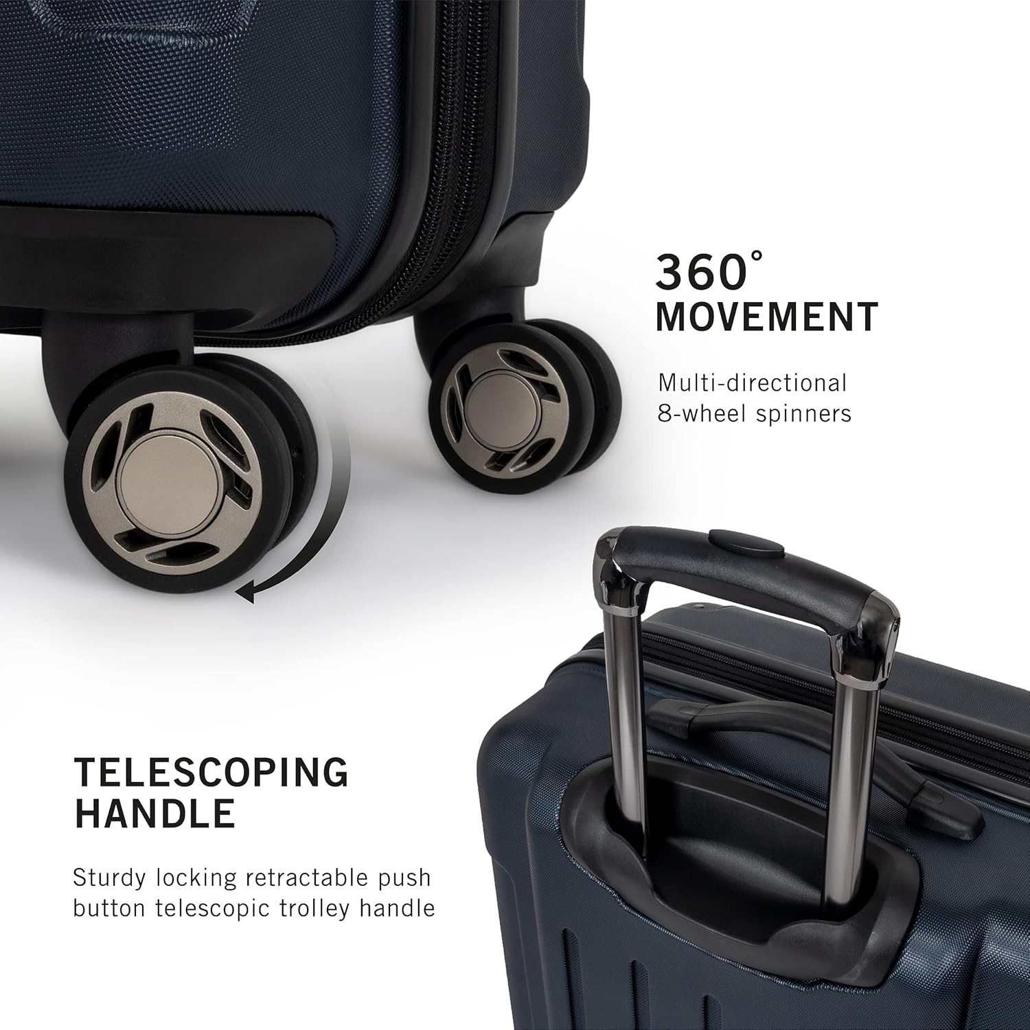 Detalle de Kenneth Cole REACTION Renegade Collection Luggage - Navy