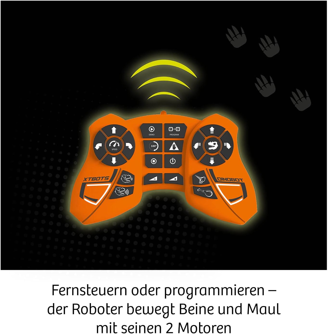 Detalle de KOSMOS 621155 Rex – Tyrannosaurus-robotbouwpakket met infraroodsensor