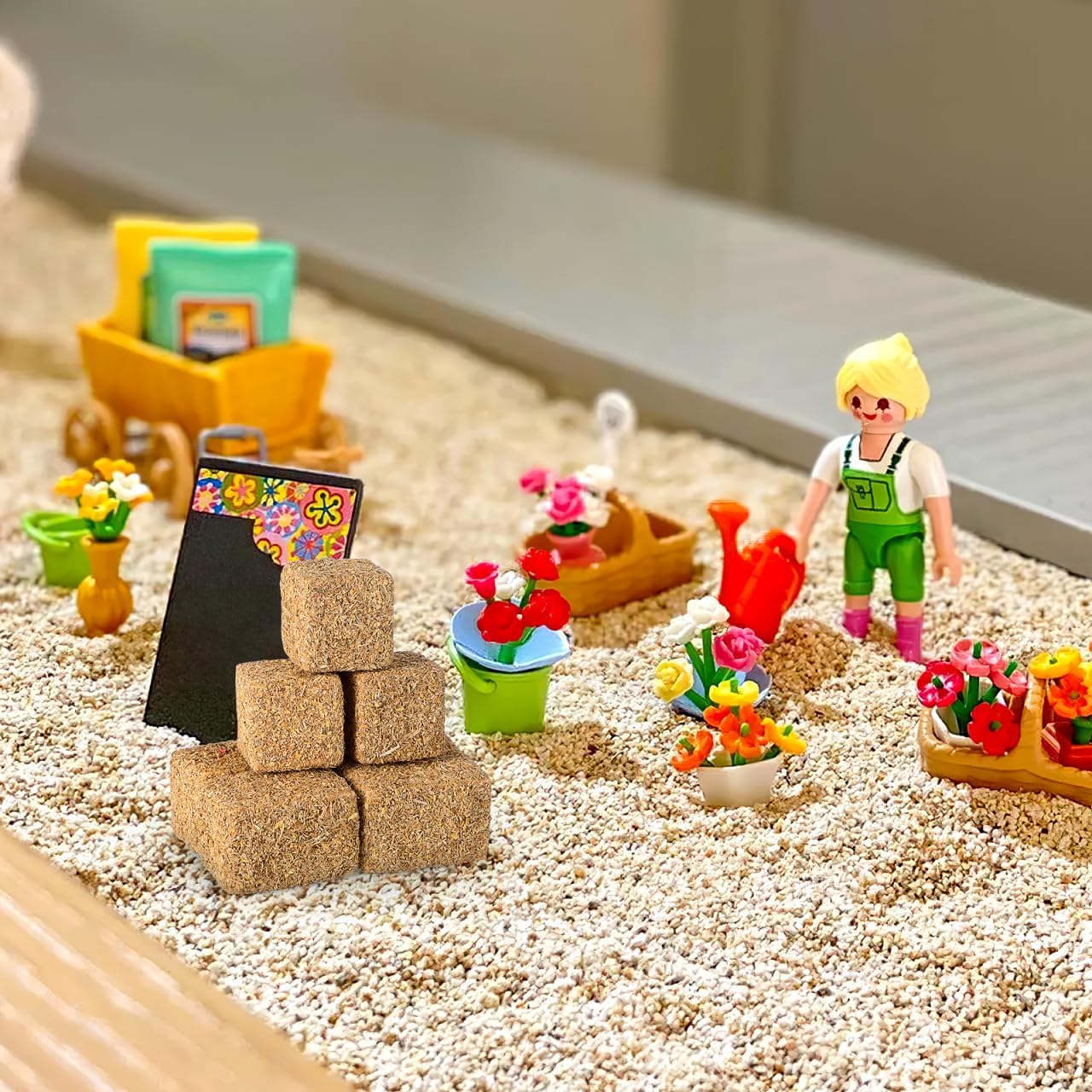 Thumbnail 2 de DEARMAMY Miniatur Heuballen Modell (12 Stück) für Puppenhaus & Herbst-Deko