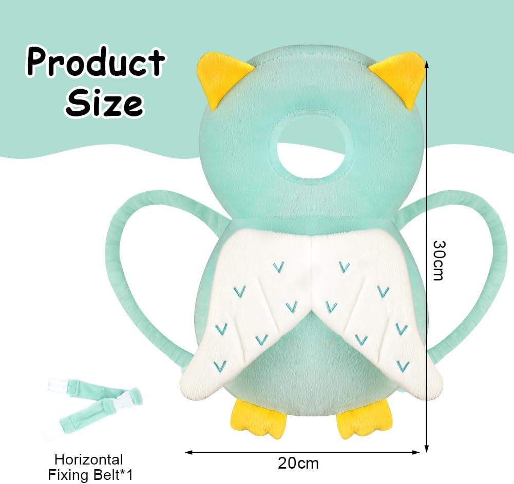 Detalle 2 de Vicloon Coussin de protection de la tête pour bébé (4 à 24 mois) avec genouillères en harnais ajustable