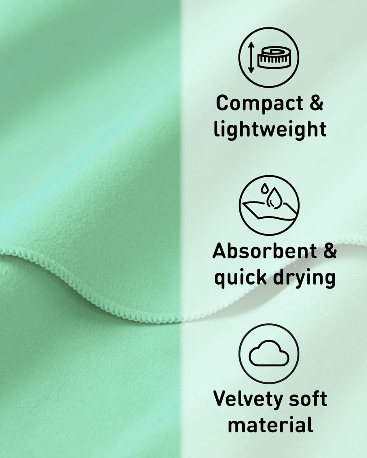 Detalle 2 de Fit-Flip Swimming towel quick-dry microfibre towel 🏖