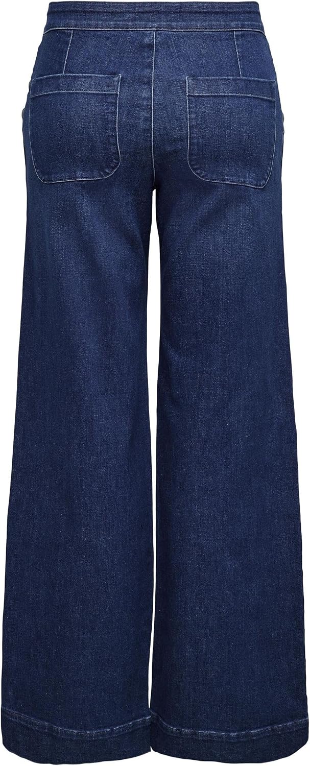 Thumbnail 3 de ONLY Onlmadison HW Button Wide Donna – Pantaloni leggeri e traspiranti