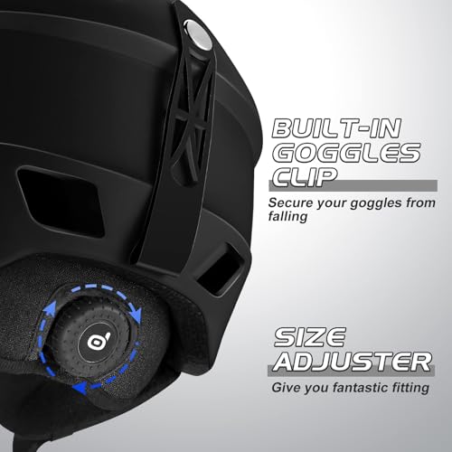 Thumbnail 4 de Odoland Ski Helmet and Goggles Set Snow Helmet