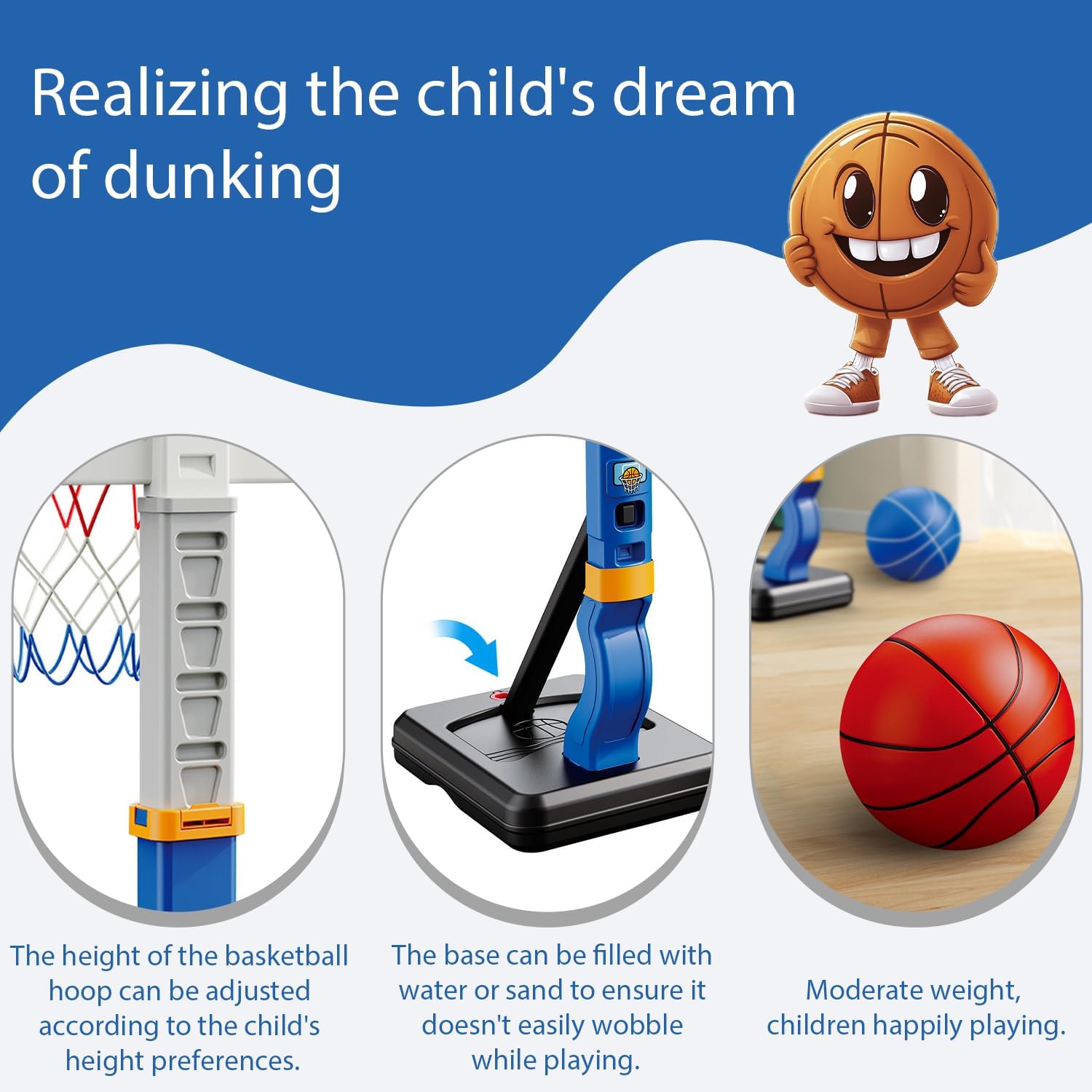 Thumbnail 3 de Basketball Hoop for Kids