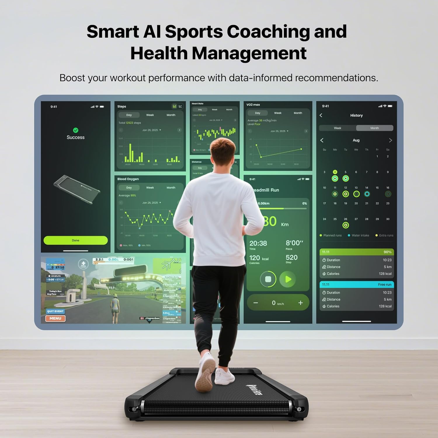 Thumbnail 3 de Mobvoi WalkingPad Smart AI Under-Desk Treadmill 6 km/h